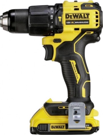 Дрель-шуруповерт аккумуляторная DeWALT DCD 709 D2T ударная, бесщеточная [DCD709D2T]