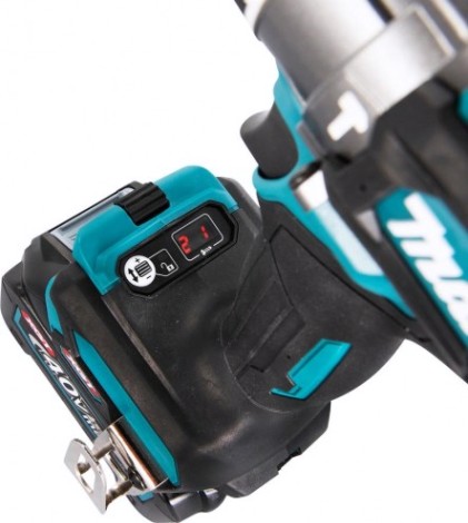 Дрель-шуруповерт аккумуляторная MAKITA HP001GD201 ударная