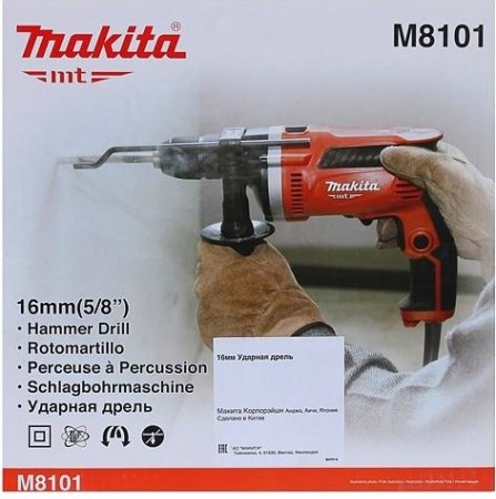 Дрель ударная сетевая MAKITA M8101 AL редуктор