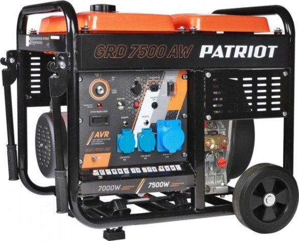Электростанция дизельная с воздушным охлаждением PATRIOT GRD 7500AW [472702275]