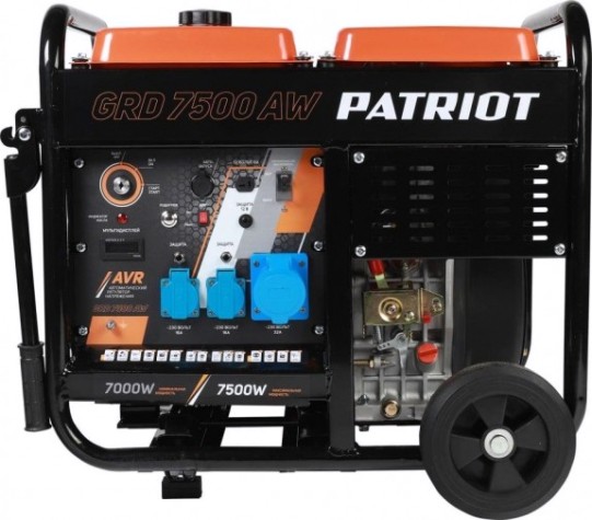 Электростанция дизельная с воздушным охлаждением PATRIOT GRD 7500AW [472702275]