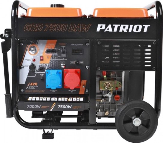 Электростанция дизельная с воздушным охлаждением PATRIOT GRD 7500DAW [472732275]