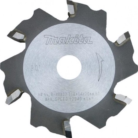 Фреза по алюминию MAKITA 118х 6тх20 90° alum cut (B-49286) [B-49286]