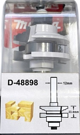 Фреза по дереву MAKITA D-48898 рамочная 41x23,4х12x78,5x2t, опорн. подшипник