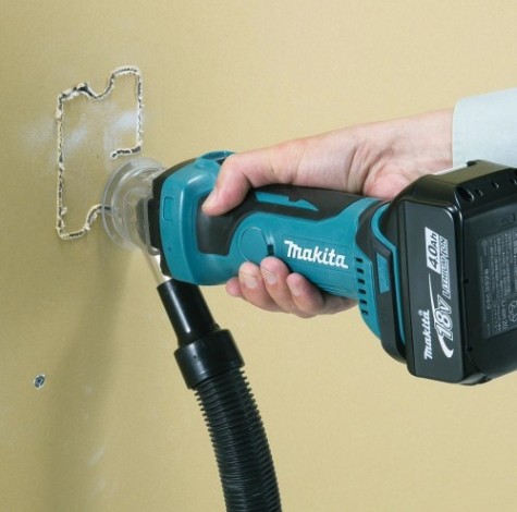 Фрезер аккумуляторный MAKITA DCO 180 Z для гипсокартона, без АКБ и ЗУ [DCO180Z]