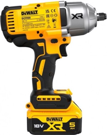Гайковерт аккумуляторный DeWALT DCF 900 P2T ударный, бесщеточный [DCF900P2T-QW]