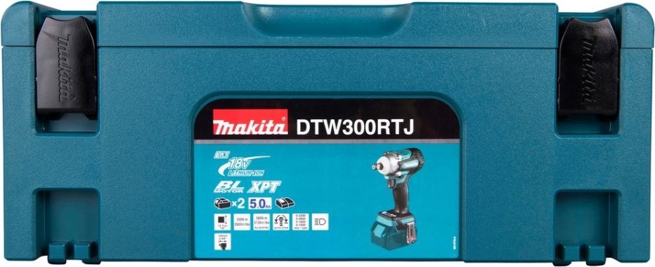 Гайковерт аккумуляторный MAKITA DTW 300 RTJ [DTW300RTJ]