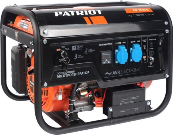 Генератор бензиновый PATRIOT GP 3510 E [474101540]