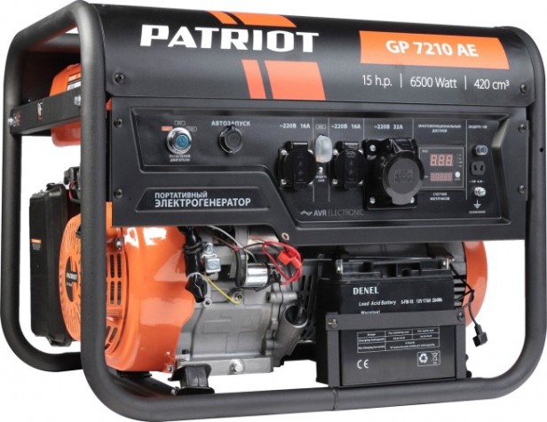 Генератор бензиновый PATRIOT GP 7210 AE с возможностью автоматизации [474101590]