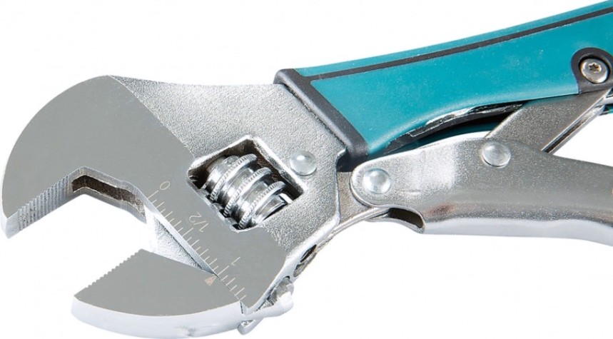 Ключ разводной MAKITA B-65470 с фиксатором 10" (250мм)