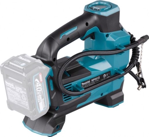 Компрессор автомобильный MAKITA MP001GZ 4 насадки, без аккум.и з/у.