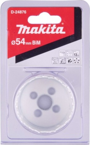 Коронка биметаллическая MAKITA D-24876 54мм