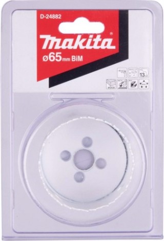 Коронка биметаллическая MAKITA D-24882 65мм