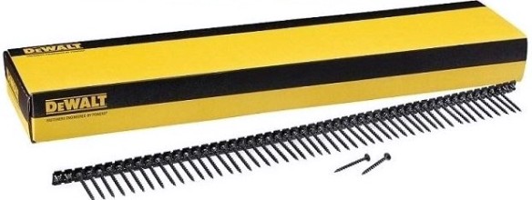 Лента с саморезами для деревянных конструкций DeWALT 3,5х55 мм (1000шт) Extreme DWF4100550 [DWF4100550]