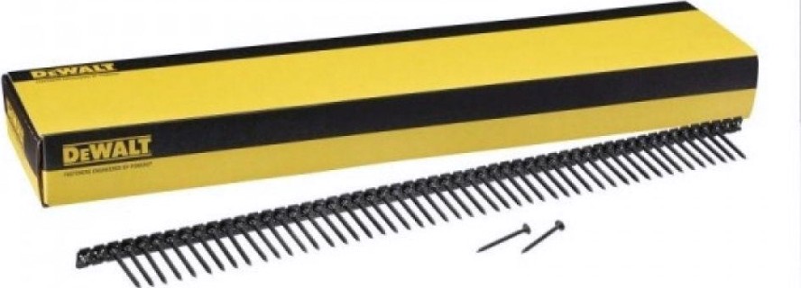 Лента с саморезами для деревянных конструкций DeWALT 4,5х35 мм (1000шт) Extreme DWF4100450 [DWF4100450]