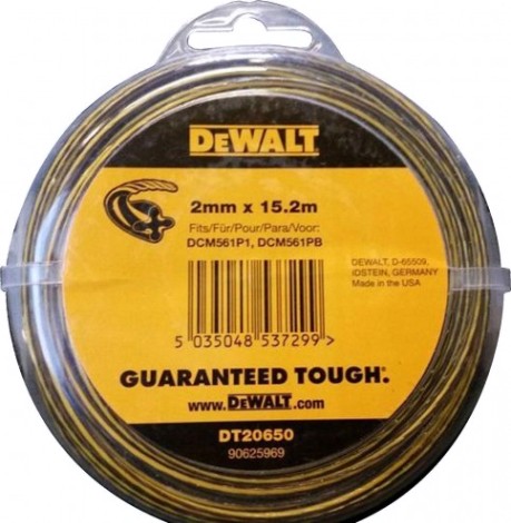 Леска триммерная DeWALT DT 20650-QZ [DT20650-QZ]
