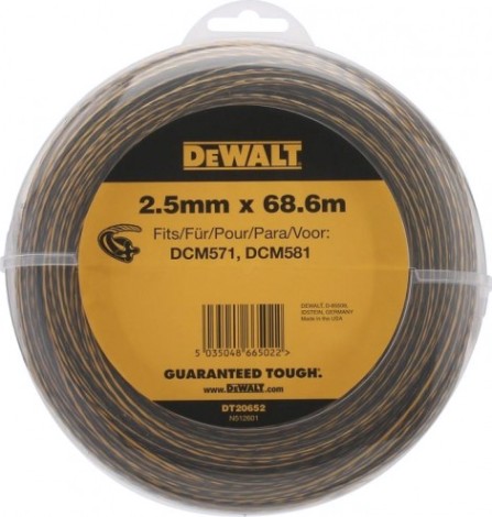 Леска триммерная DeWALT DT 20652-QZ [DT20652-QZ]