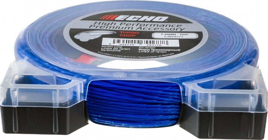 Леска триммерная ECHO C2070177 silent spiral line 2,4мм* 86м (витой)