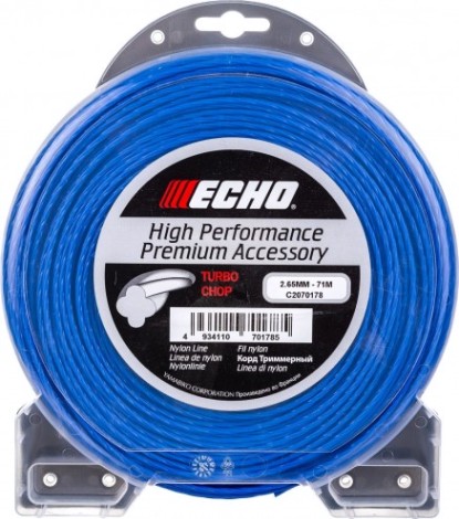 Леска триммерная ECHO C2070178 silent spiral line 2,7мм*71м (витой)