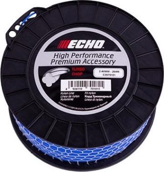 Леска триммерная ECHO C2070181 silent spiral line 2,4мм*264м (витой)