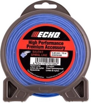 Леска триммерная ECHO Silent Spiral Line 2,4мм/ 15м витая (C2070108) [C2070108]