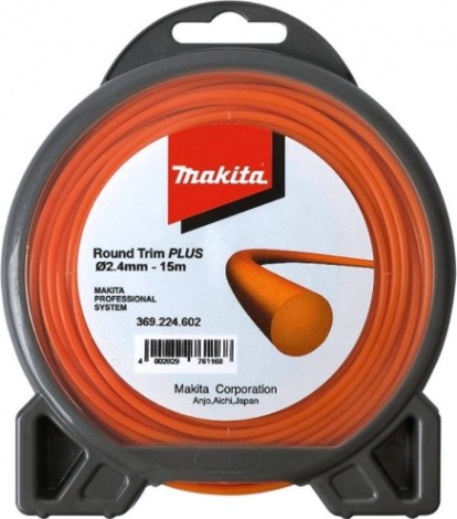 Леска триммерная MAKITA 369 224 792 спиральная, 2.4ммх15м [369224792]