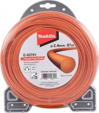 Леска триммерная MAKITA E-02761 круглая, 2,4 ммх87 м