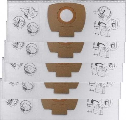 Мешок для пылесоса MAKITA многоразовый VC3012L, VC2512L, VC3011L (5шт) P-84078 [P-84078]