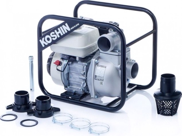 Мотопомпа бензиновая KOSHIN SEH 80JP для слабозагрязненной воды [SEH-80JP]
