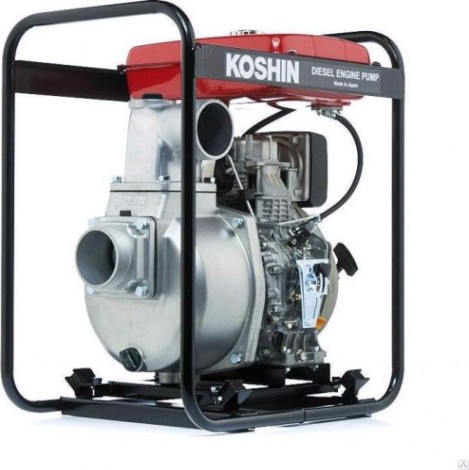 Мотопомпа дизельная KOSHIN SEY-100D для слабозагрязненной воды
