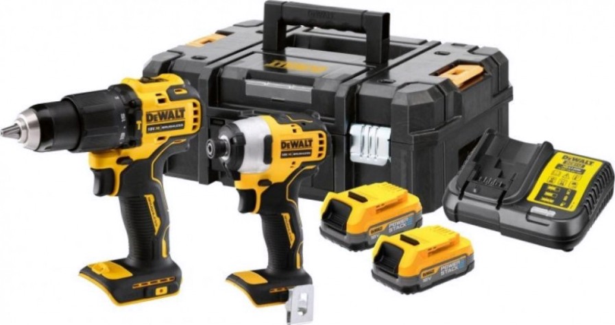 Набор аккумуляторного инструмента DeWALT DCK 2062 E2T (DCD709+DCF809)