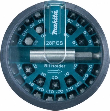 Набор бит и насадок MAKITA B-28911-6 28 шт. Набор бит и насадок MAKITA B-28911-6 28 шт.