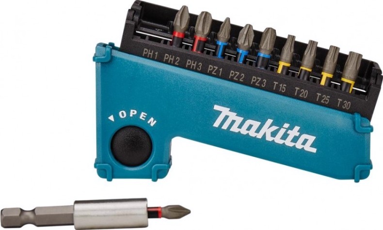 Набор бит и насадок MAKITA E-03567 IMPACT PREMIER 11 предметов 25 мм, c-form [E-03567]