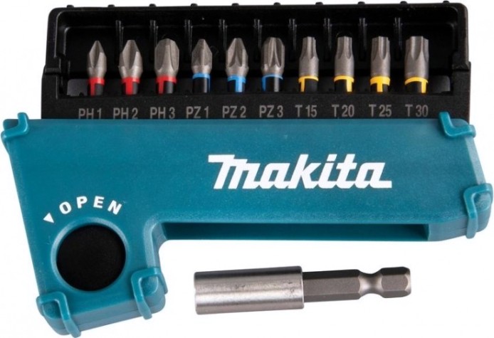 Набор бит и насадок MAKITA E-03567 IMPACT PREMIER 11 предметов 25 мм, c-form [E-03567]