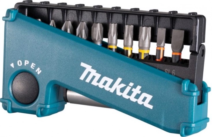 Набор бит и насадок MAKITA E-03573 impact premier 11 шт., 25мм, c-form (ph,pz,t,sl) Набор бит и насадок MAKITA E-03573 impact premier 11 шт., 25мм, c-form (ph,pz,t,sl)