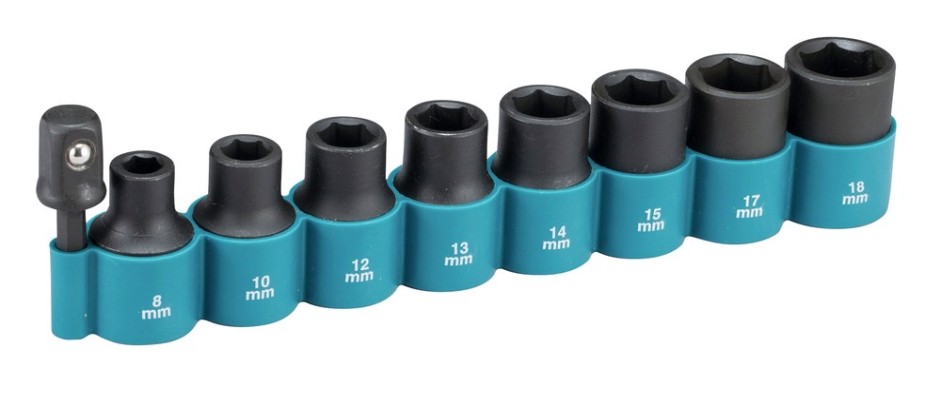 Набор головок 1/2" MAKITA B-54645 торцовых 9 шт
