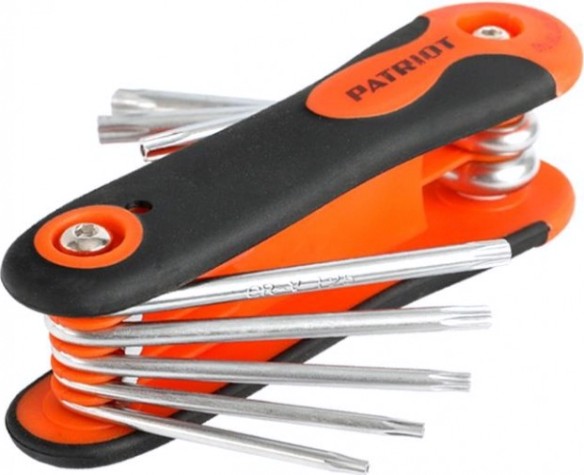 Набор ключей TORX PATRIOT SKT-8FT9-T40 складные [350002009]
