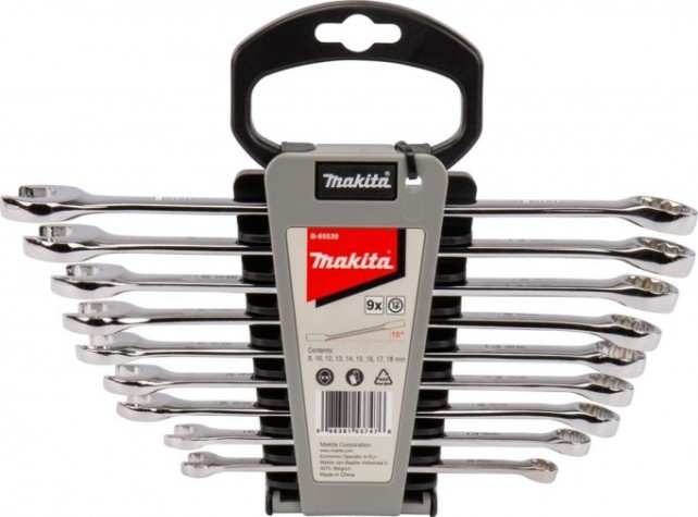 Набор комбинированных ключей MAKITA B-65539 9 шт.