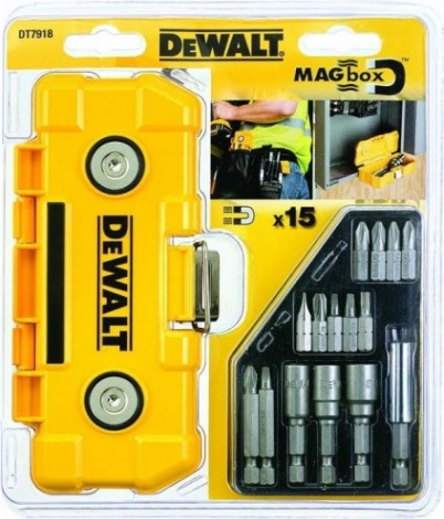Набор насадок DeWALT MAGBOX 15шт Extreme DT 7918-QZ [DT7918-QZ]