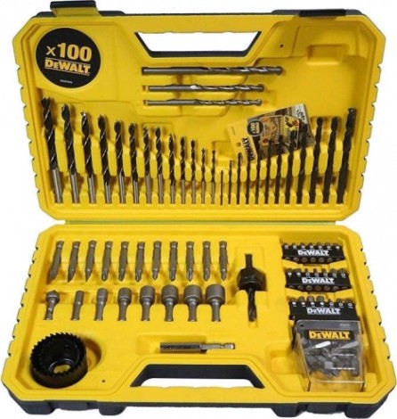 Набор оснастки универсальный DeWALT кейс 100 шт. DT71563 [DT71563-QZ]