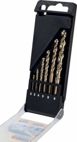 Набор сверл по металлу DeWALT HSS-R 6 шт. (2.0-8.0 мм) COBALT DT4956-QZ [DT4956-QZ]