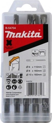 Наборы буров SDS-plus MAKITA Centering Tip, 5 предметов B-54704 [B-54704]