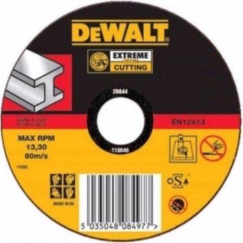 Отрезной круг по металлу DeWALT 180х1.6x22.2 мм Extreme DT42380Z-QZ Тип1 [DT42380Z-QZ]