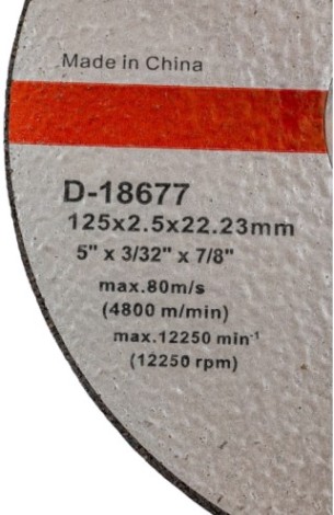 Отрезной круг по металлу MAKITA 125х2,5х22,23 мм A30S D-18677 D-18677 [D-18677]