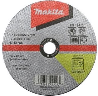 Отрезной круг по нержавеющей стали WA36R MAKITA 180х2х22,23 мм WA36R D-18786 [D-18786]