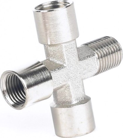 Переходник PATRIOT 1259/2 (крест 1/4"MFFF) [830900015]