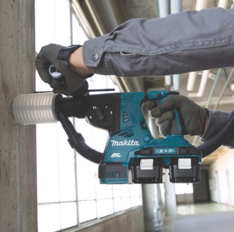 Перфоратор аккумуляторный MAKITA DHR282ZJU бесщеточный, без АКБ и ЗУ