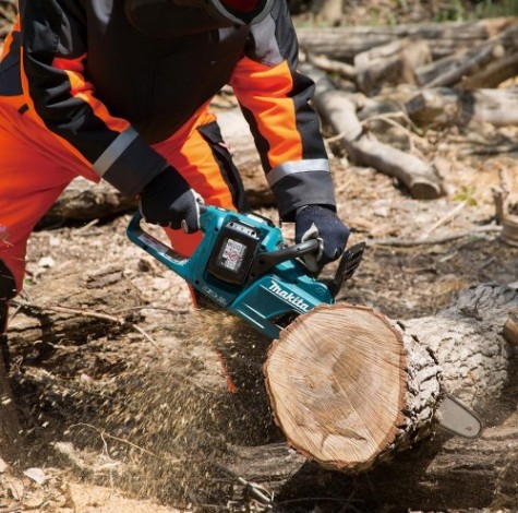 Пила цепная аккумуляторная MAKITA DUC355PT2 2х18в, 14"/35см, 3/8", 1,1мм