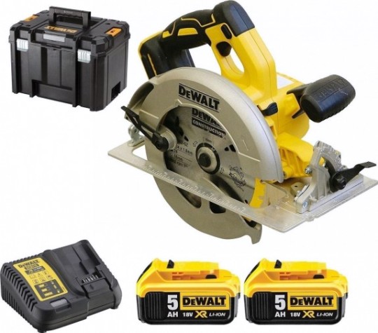 Пила циркулярная аккумуляторная DeWALT DCS 570 P2
