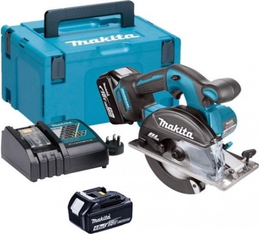 Пила циркулярная аккумуляторная MAKITA DCS 551 RMJ с бесщеточным двигателем [DCS551RMJ]